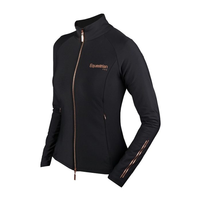 Horka Excellence trainingsvest coffee en zwart-rosé