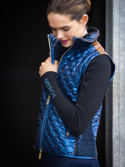 Mrs. Ros Royal Glossy bodywarmer - Night Shadow