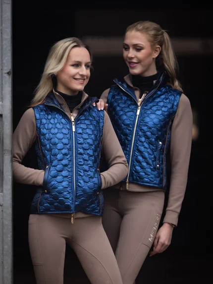 Mrs. Ros Royal Glossy bodywarmer - Night Shadow