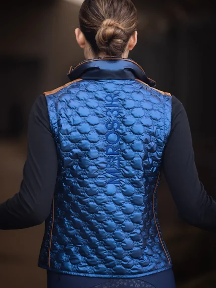 Mrs. Ros Royal Glossy bodywarmer - Night Shadow
