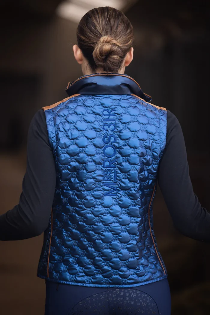 Mrs. Ros Royal Glossy bodywarmer - Night Shadow