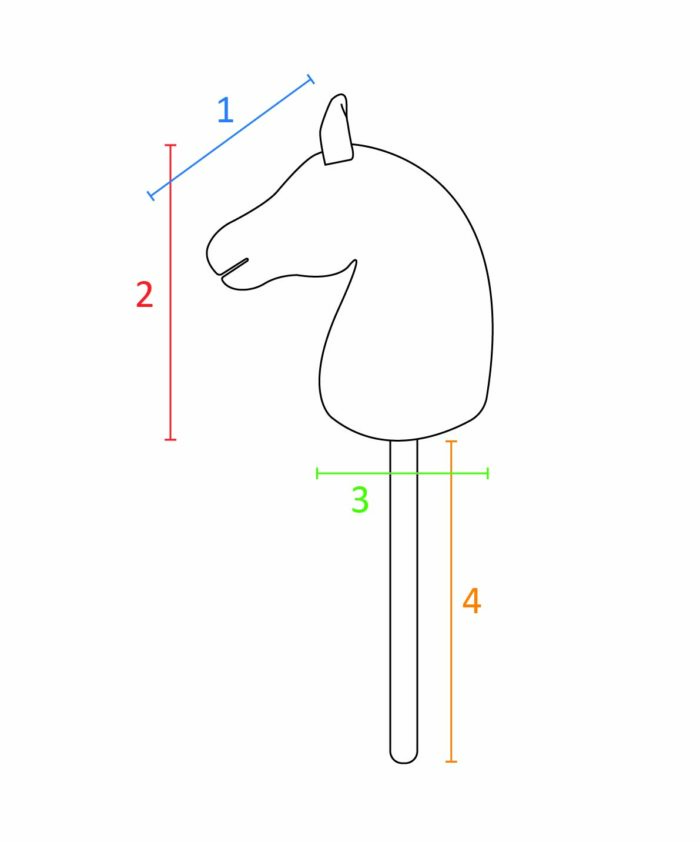 HKM Hobby Horse maattabel HKM Hobby Horse maattabel