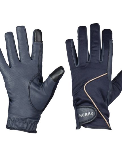 Horka all weather handschoenen blauw-rosé
