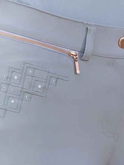 HKM rijbroek roségoud Sparkle