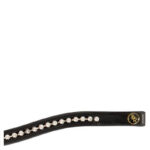 BR frontriem Vosges zwart kristal