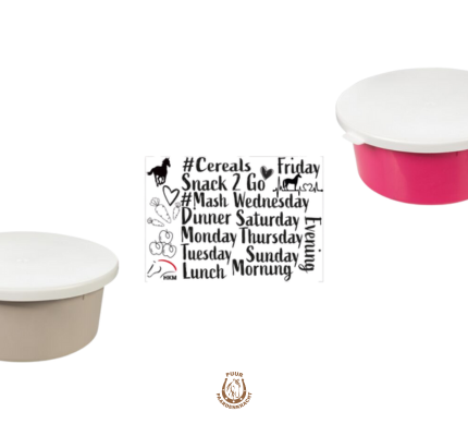 HKM voerbak en deksel 2 liter en 5 liter