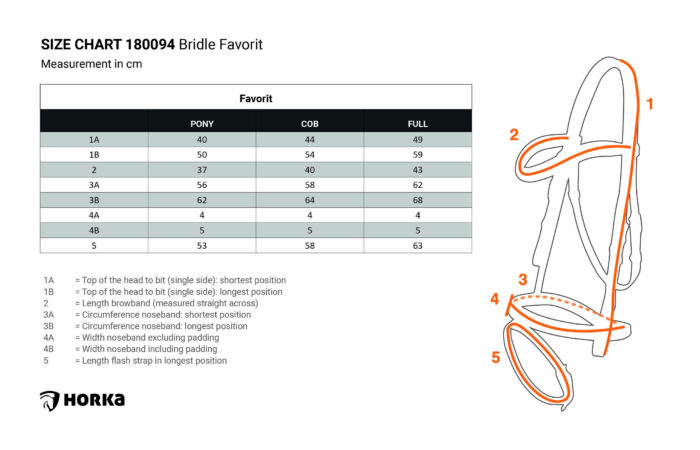 Horka hoofdstel Favorit
