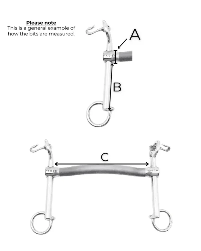 Fager Lincoln dressuurstang Sweet Gold 16 mm