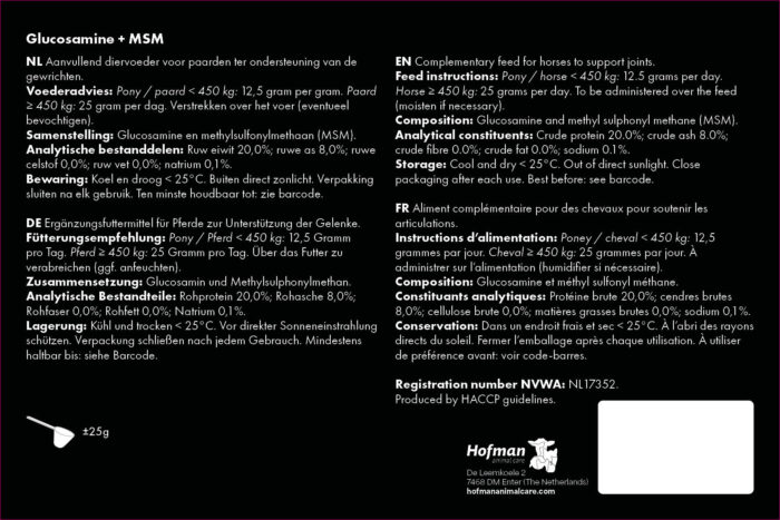 Excellent Horse Glucosamine + MSM - Afbeelding 2