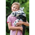 HKM Hobby Horse halster en touw donkerblauw