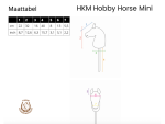 HKM Hobby Horse Mini maattabel