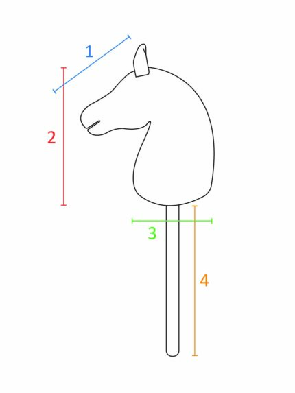 HKM Hobby Horse Professional Slim Line