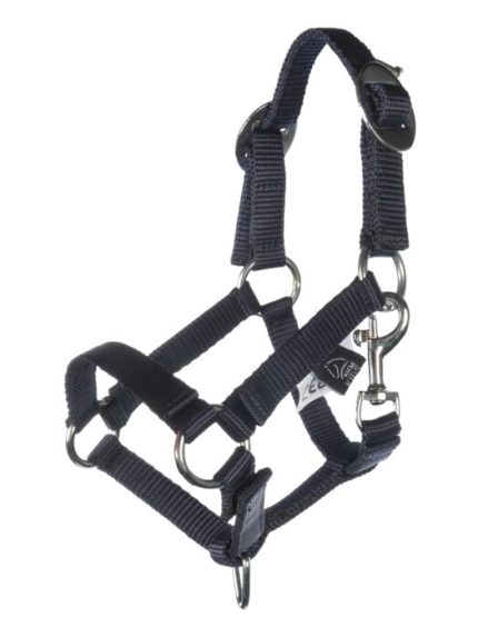 HKM Hobby Horse verstelbare halsterset donkerblauw