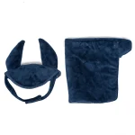 ByAstrup Hobby Horse deken en oornetje velours blauw