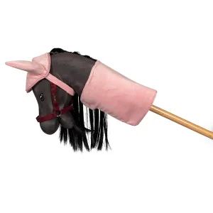 ByAstrup Hobby Horse deken en oornetje velours roze