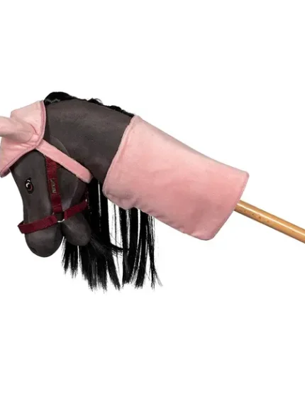 ByAstrup Hobby Horse deken en oornetje velours roze