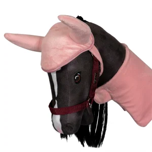 ByAstrup Hobby Horse deken en oornetje velours roze