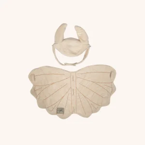 ByAstrup zadeldek en mutsje crème