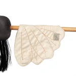 ByAstrup zadeldek en mutsje crème